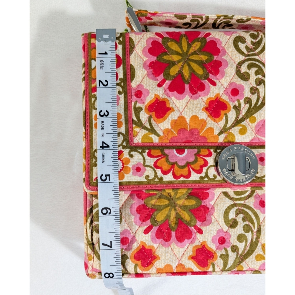 2010 Vera Bradley Julia Folkloric Quilted Crossbody Handbag - Picture 13 of 16